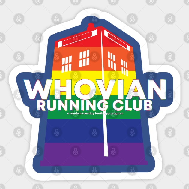 WRC PRIDE Sticker by Fanthropy Running Clubs